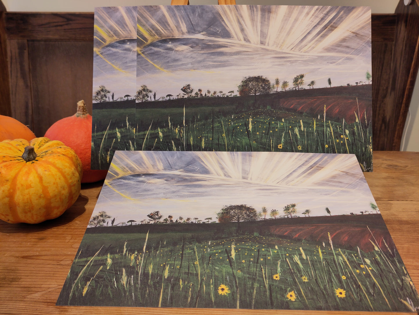 It's A New Day- England, A4 signed print FREE POSTAGE