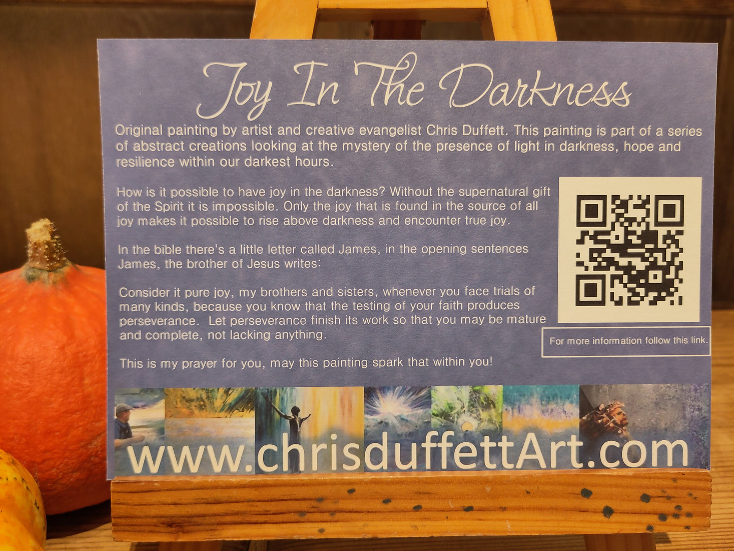 Joy In The Darkness, A5 print