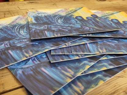 Jesus meets the woman of Jerusalem. PACKS of 10 prints for £5!