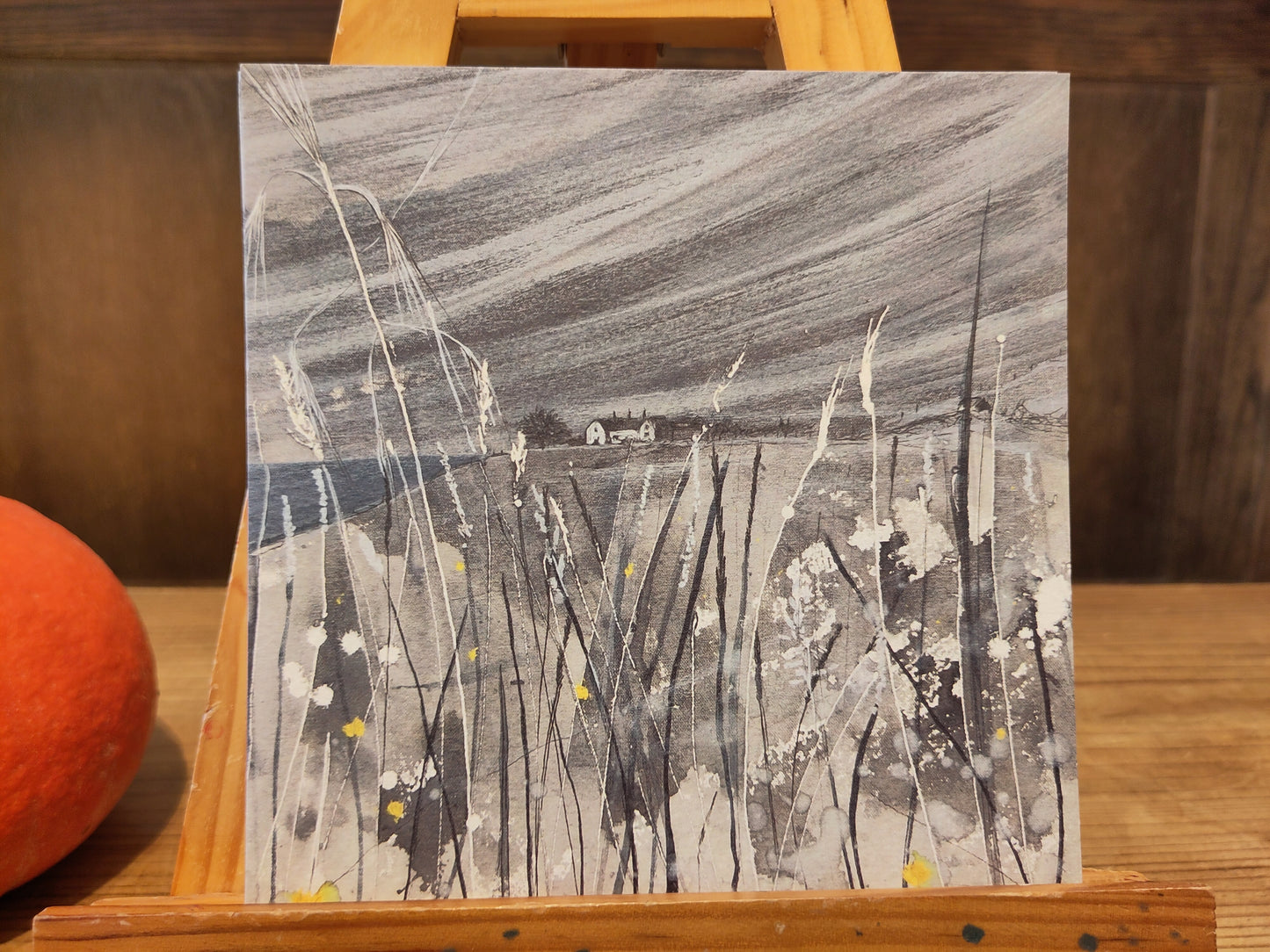 Grey Misty Monday Monday II-  (Small Square Print)