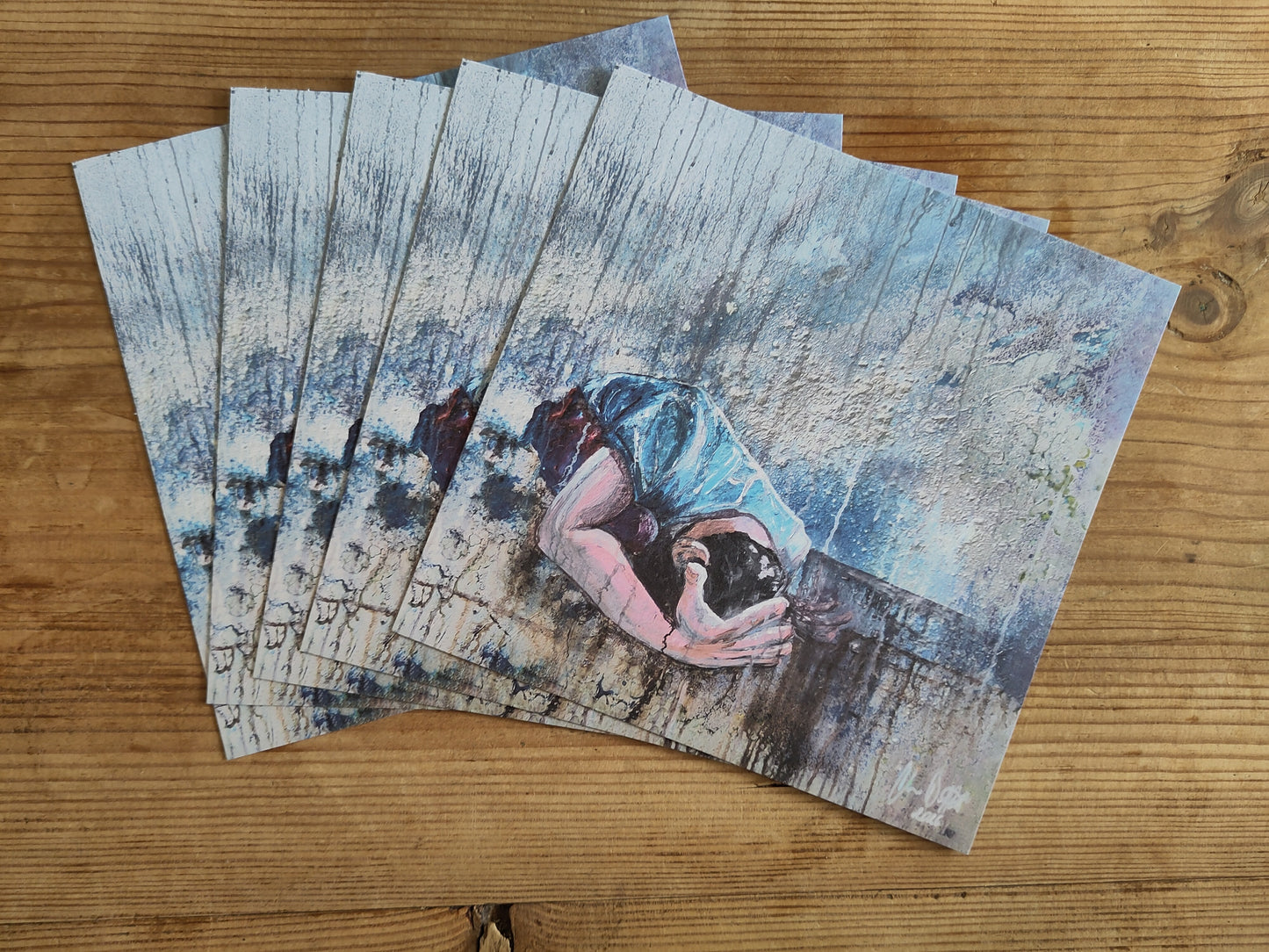Packs of 5 prayer cards- 'You are my portion.'