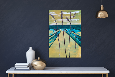 Three Grasses, original painting or choose limited edition (only 10 in print) below.