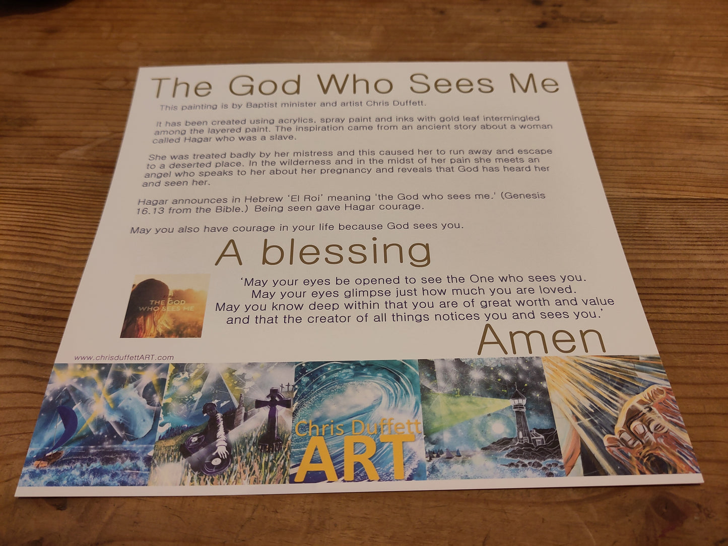 The God Who Sees Me.
