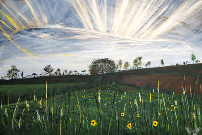 'It's A New Day. ' The collection of the 4 paintings.