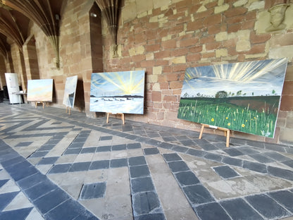 'It's A New Day. ' The collection of the 4 paintings.