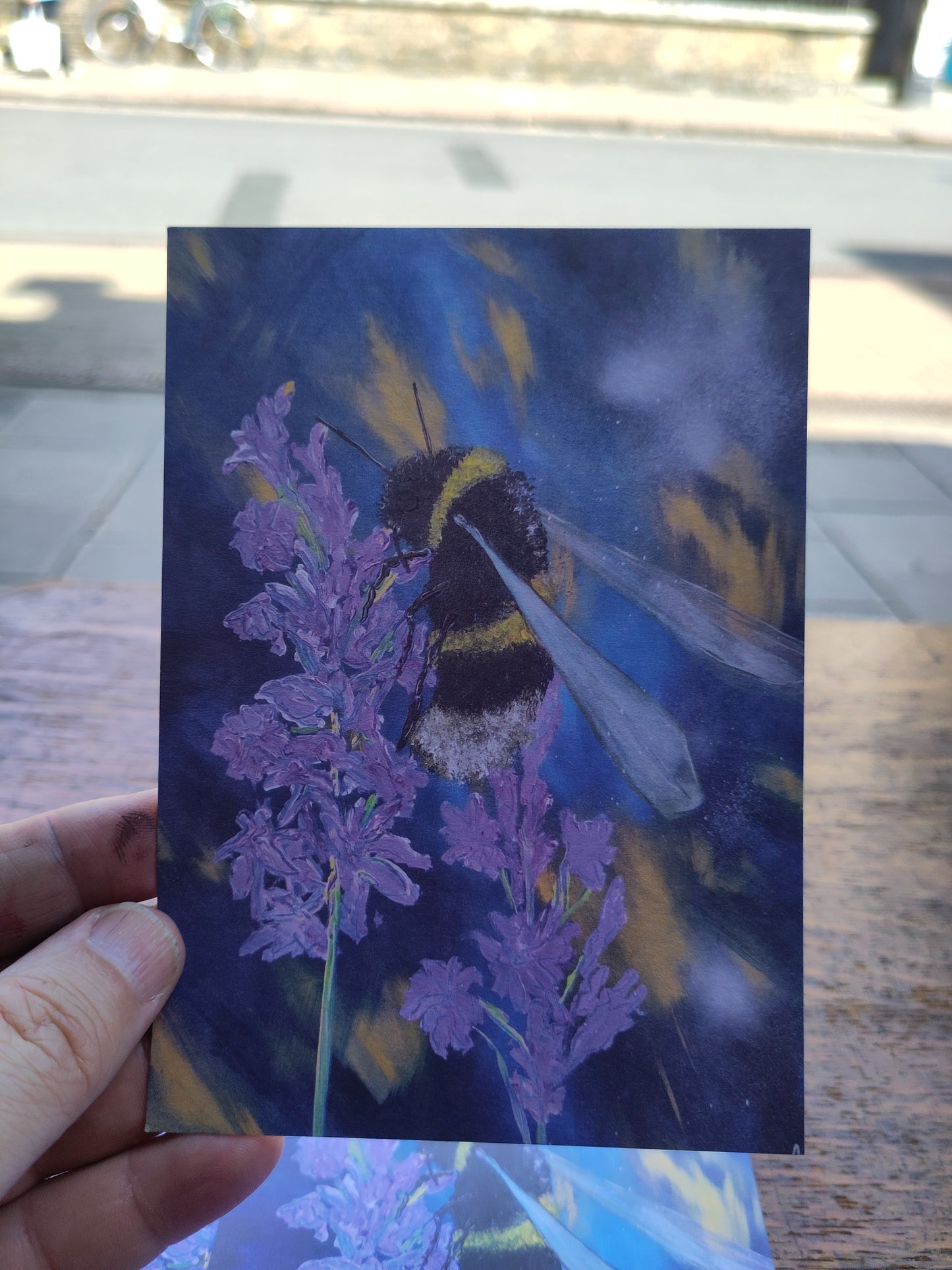 5 FREE postcards worth £5- just pay p&p. Be still busy bee!