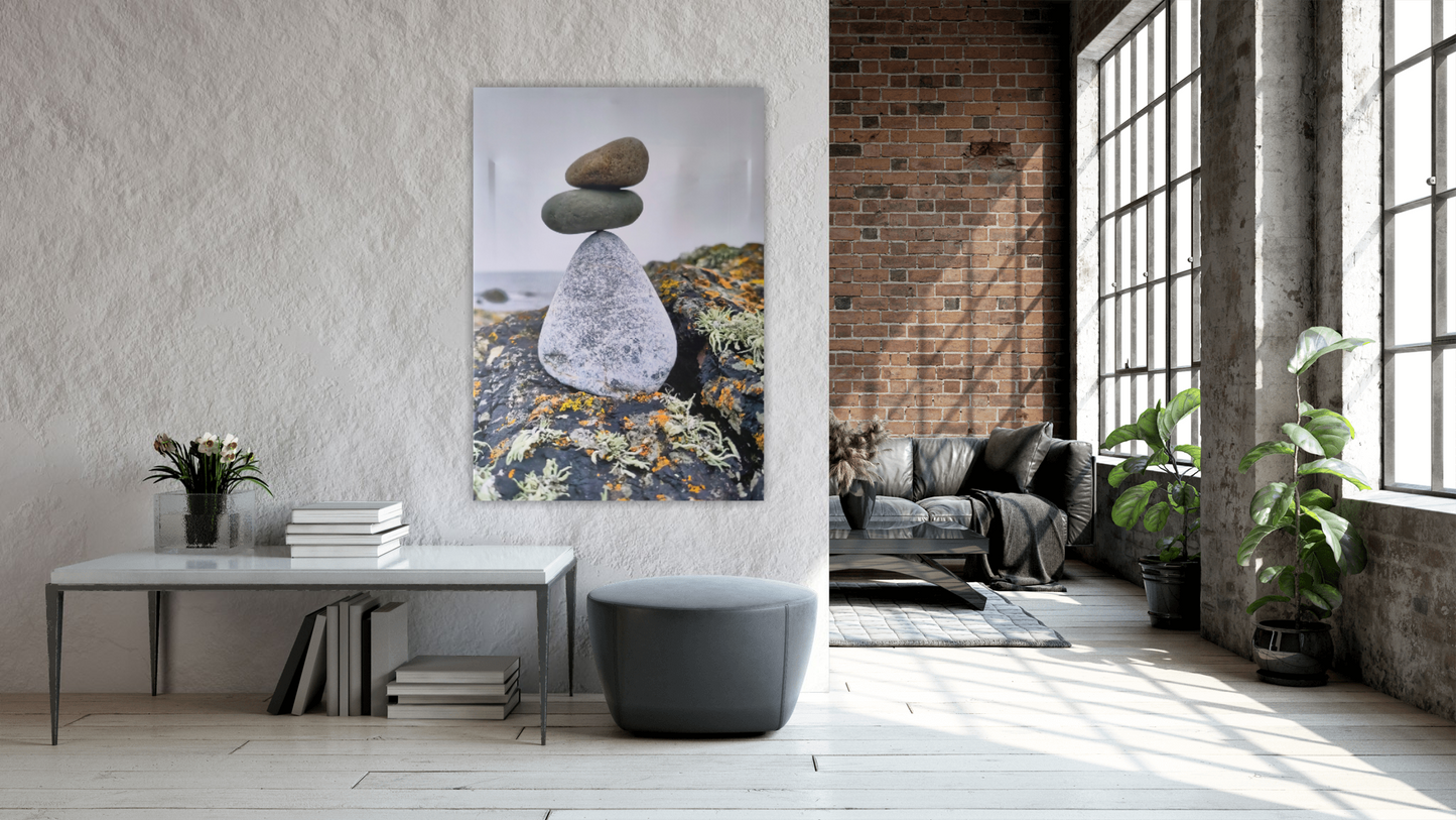 Strength in Threes. Land ART Canvas Print