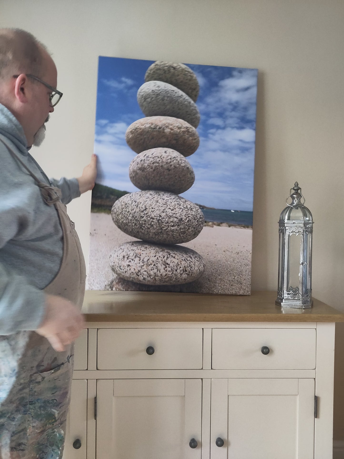 FIND REST. Land ART Canvas Print