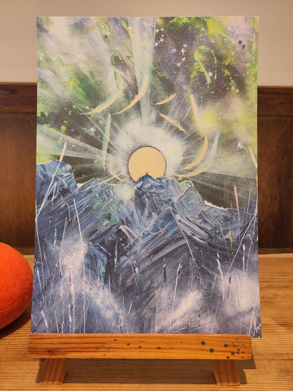 For In The Day Of Trouble- Psalm 27, A4 signed print FREE POSTAGE