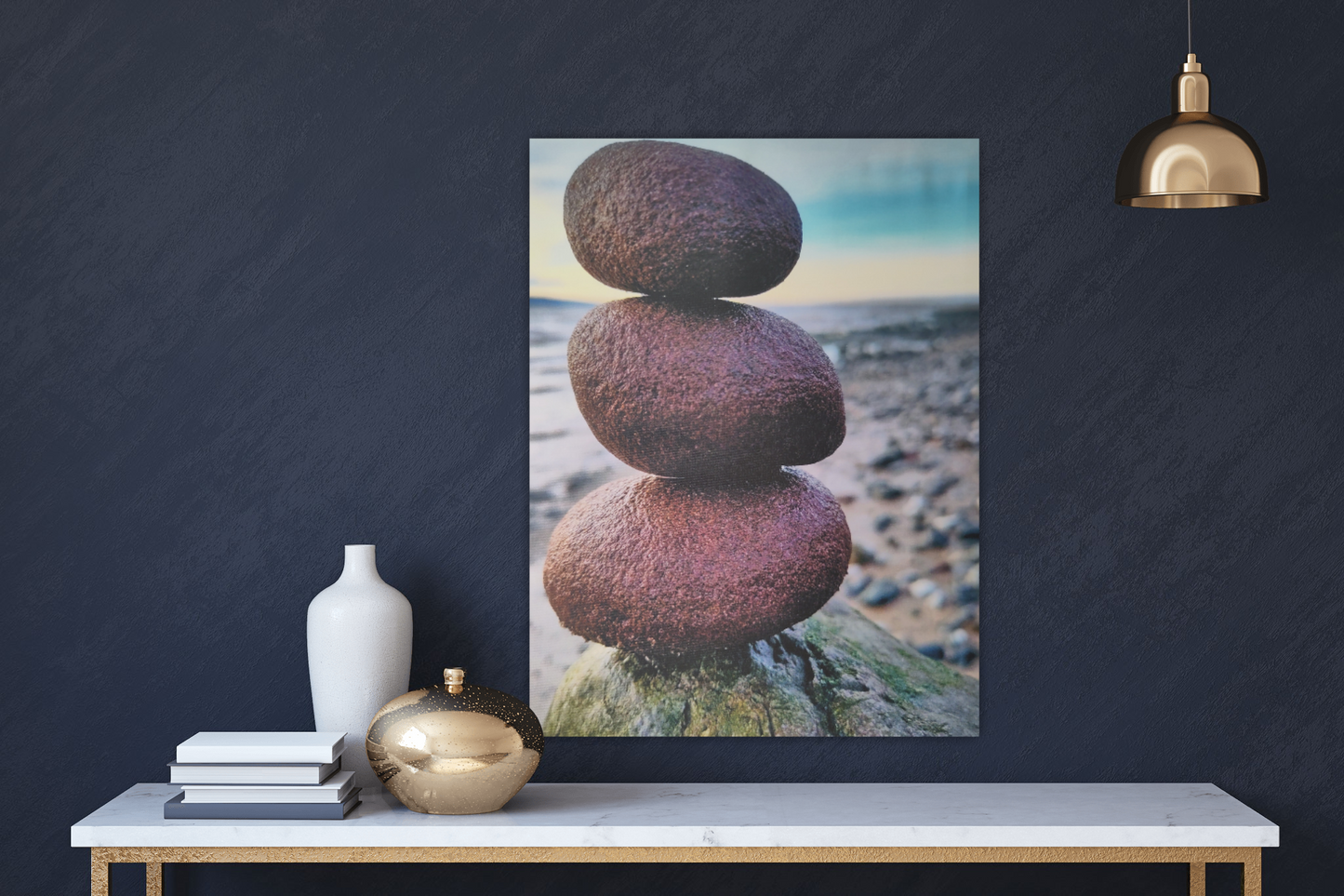 I Surrender All. Land ART Canvas Print