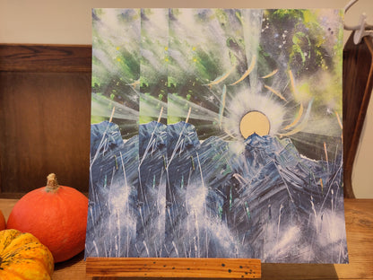 For In The Day Of Trouble- Psalm 27, A4 signed print FREE POSTAGE