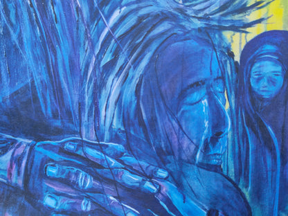 Jesus meets the woman of Jerusalem. PACKS of 10 prints for £5!