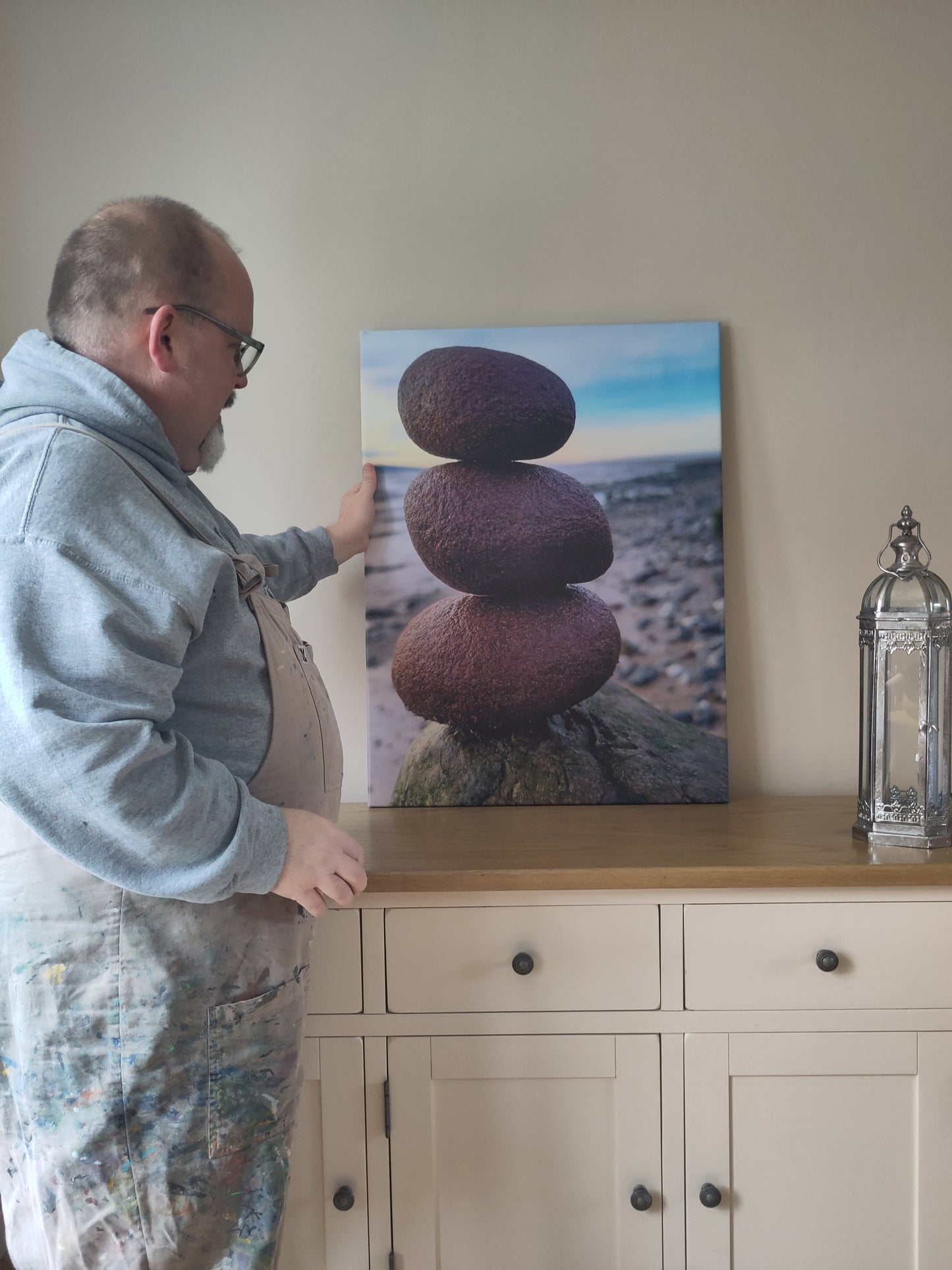 I Surrender All. Land ART Canvas Print