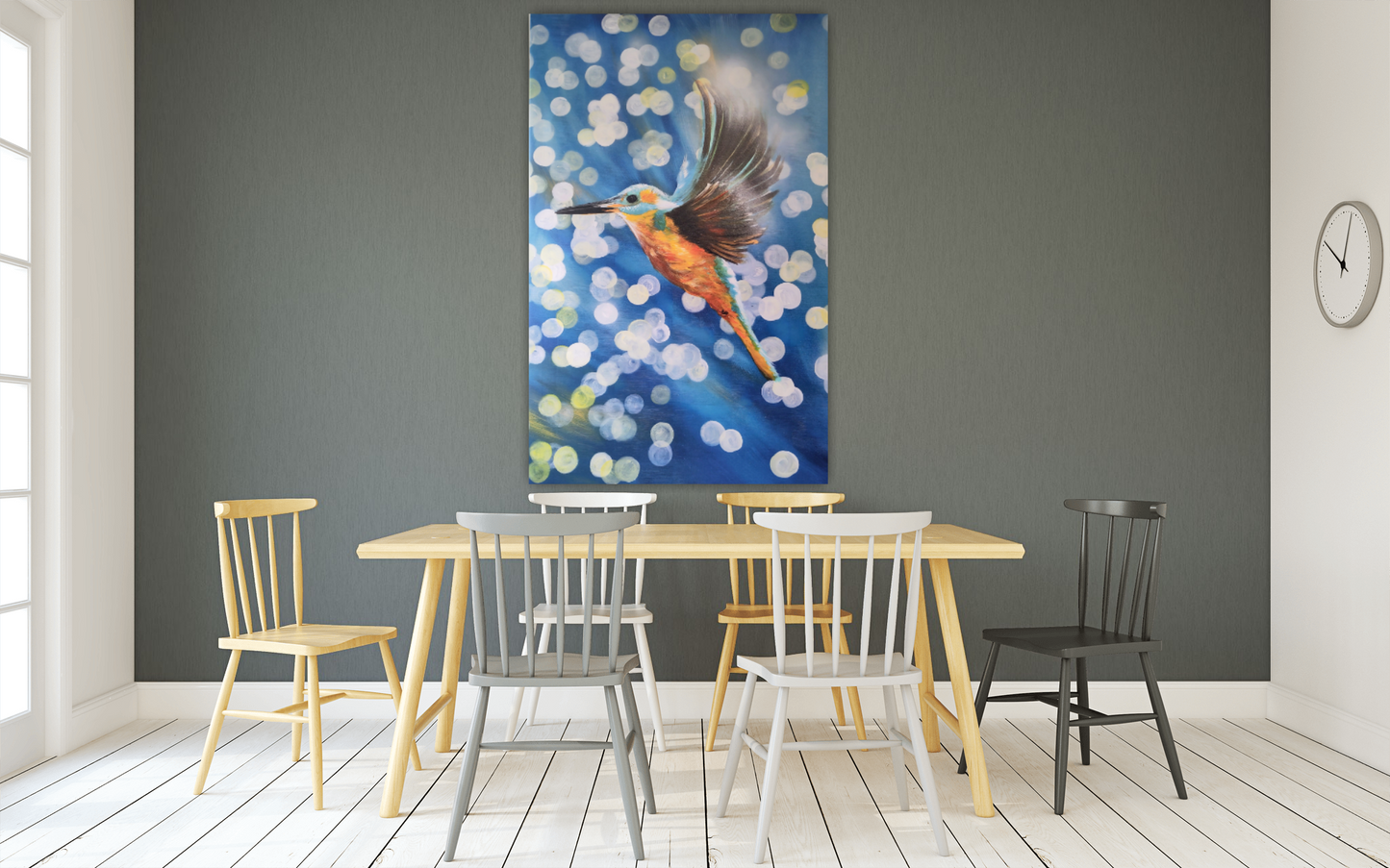 The King- Fisher- Canvas Print