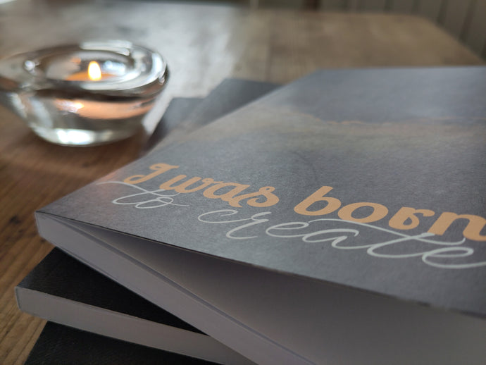 I was born to create- Sketchbook and Journal- Blank Pages