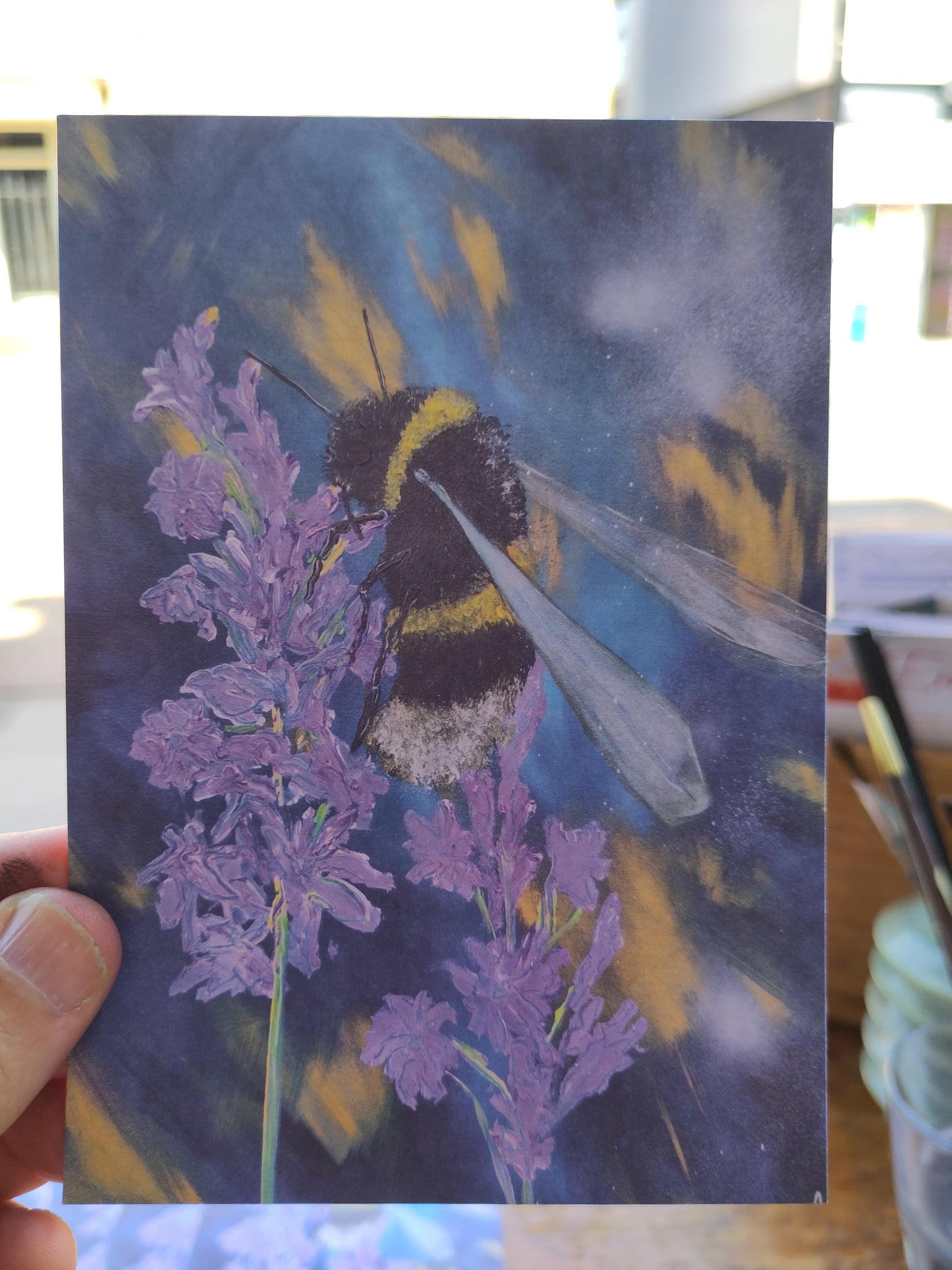 5 FREE postcards worth £5- just pay p&p. Be still busy bee!