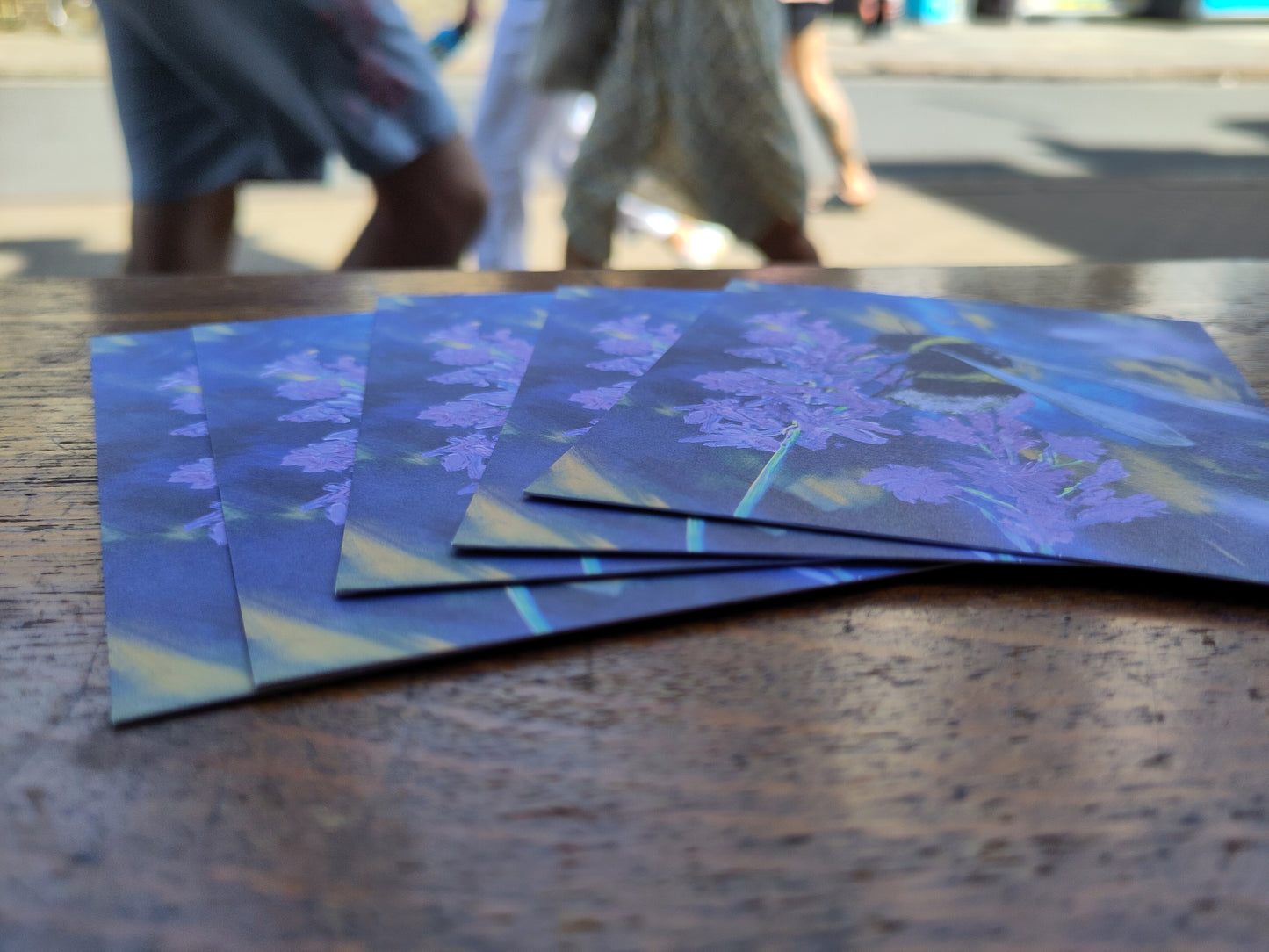 5 FREE postcards worth £5- just pay p&p. Be still busy bee!