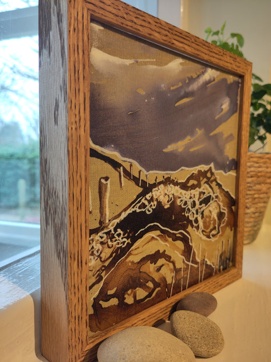 View from the beach-, framed original painting or choose limited edition (only 10 in print) below.