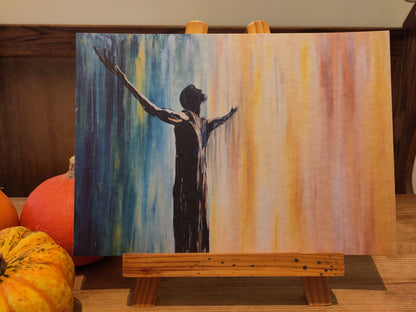 Wait On The Lord- Psalm 27, A4 signed print FREE POSTAGE