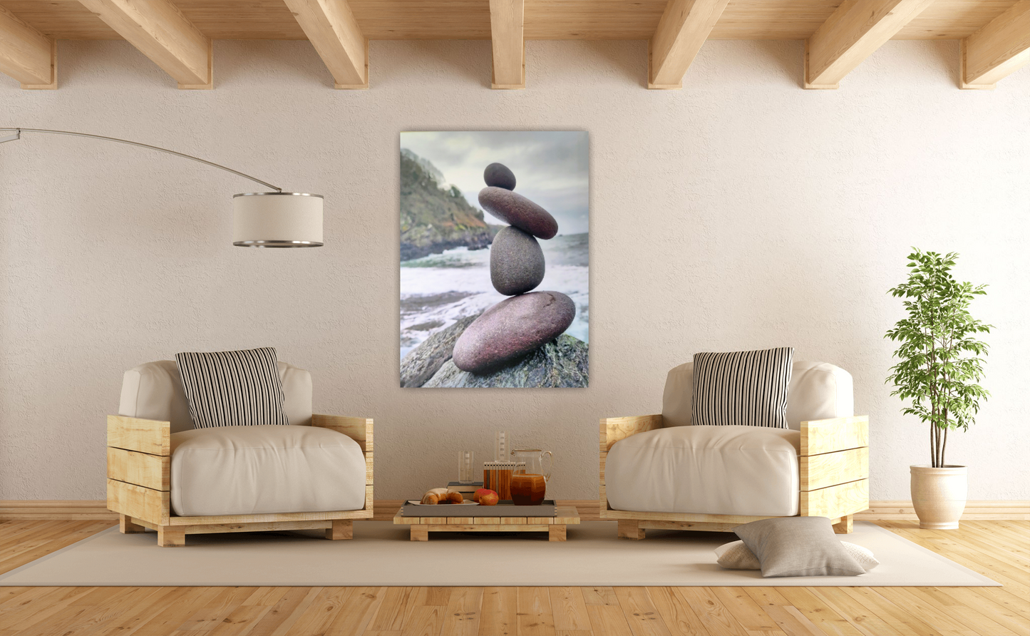 Fruitful Hope. Land ART Canvas Print