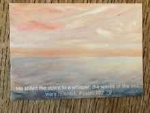 Postcard of encouragement: storm stilled