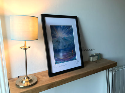 Psalm 27: A Triptych depicting 3 verses from the Psalm.