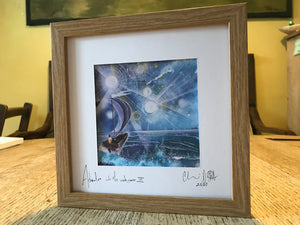 Adventure into the Unknown III- small frame 8 by 8 inch