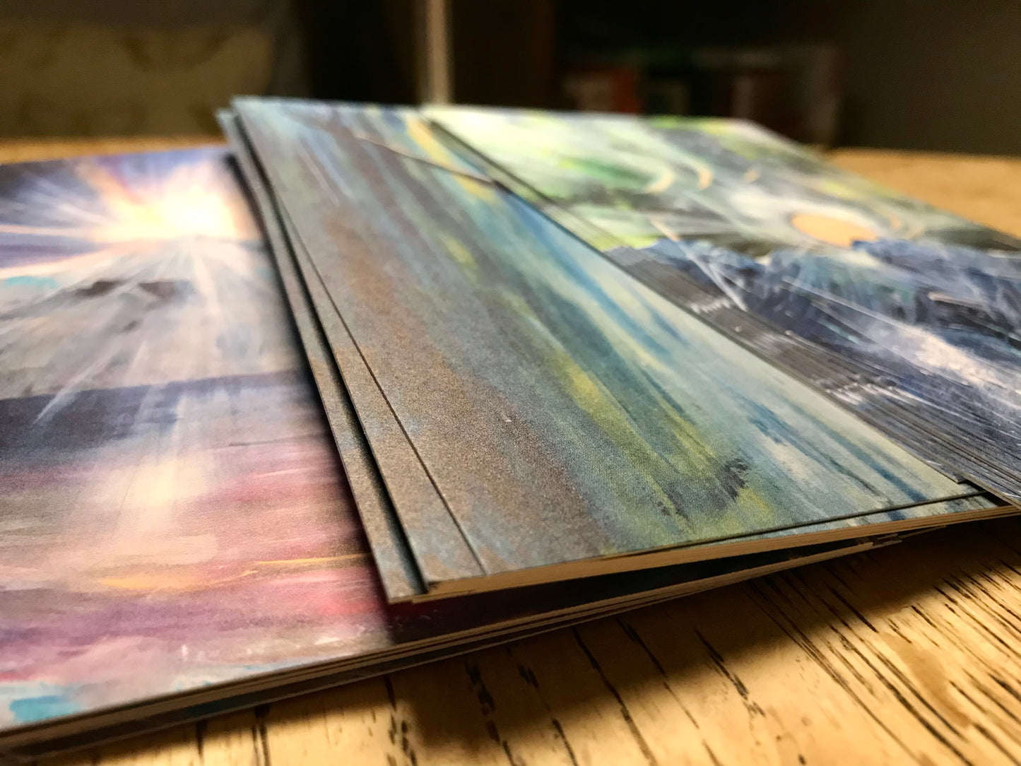 Psalm 27: A Triptych depicting 3 verses from the Psalm.